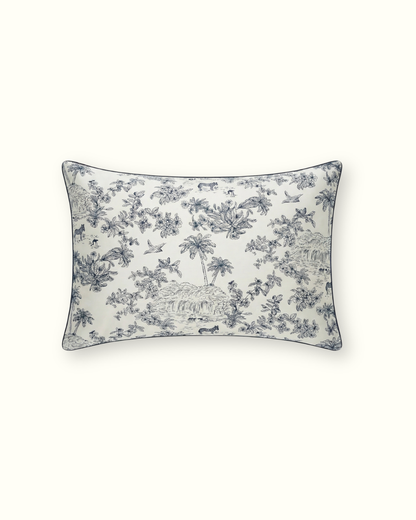 Funda de almohada de seda morera 100 % pura - Cebra