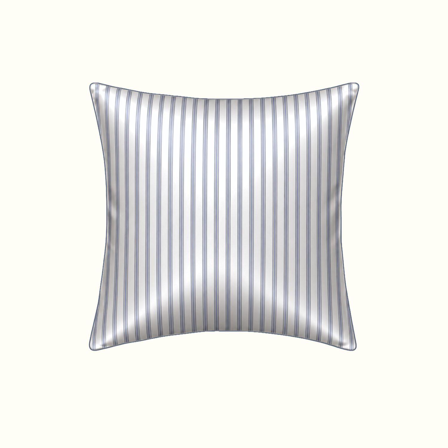 100% Pure Mulberry Silk Pillowcase - Blue Zebra Stripes
