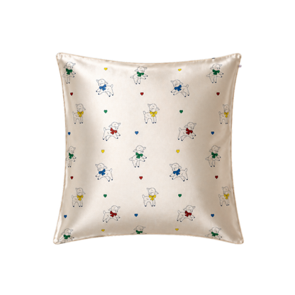 100% Pure Mulberry Silk Pillowcase - Retro Checks