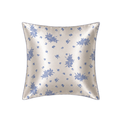 100% Pure Mulberry Silk Pillowcase - Cornflowers