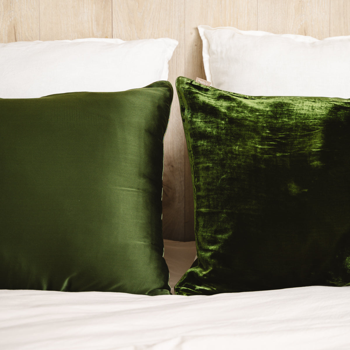 Double-sided pillowcase - Pure silk and velvet