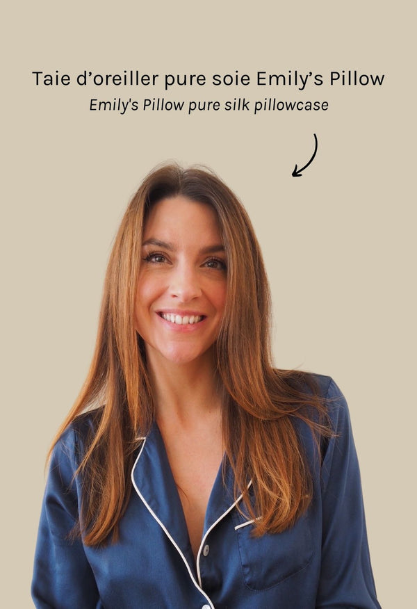 CIGOIRE  Taie d'oreiller en soie de chez Emily's Pillow